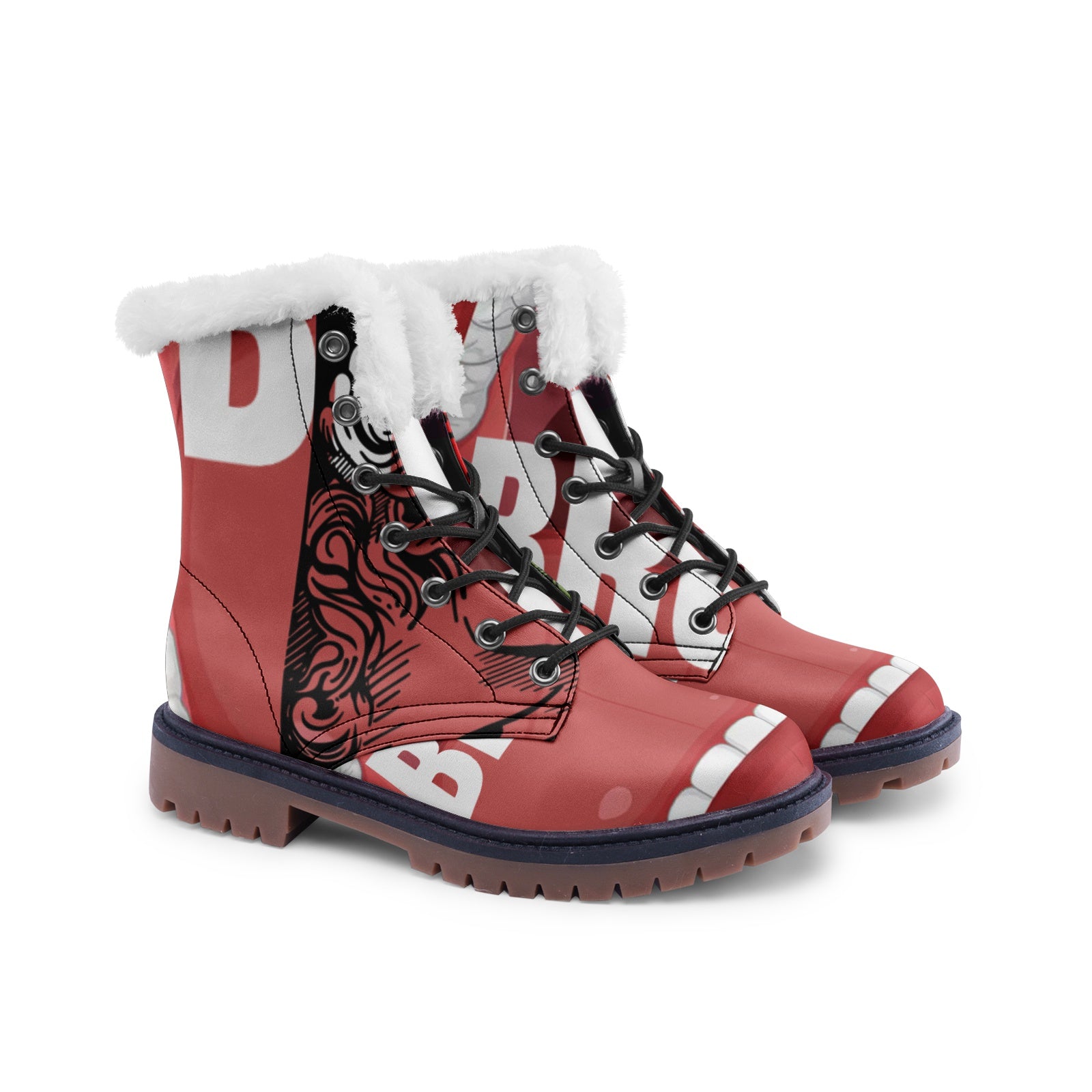 Unisex Lace Up Winter Boots Fashion Comfort Chukka Boots